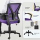 image 5 of Yaheetech Adjustable Computer Chair Study Chair with Mid Back Purple
