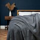 image 2 of BHS Microfleece Throw, Charcoal Grey | Charcoal