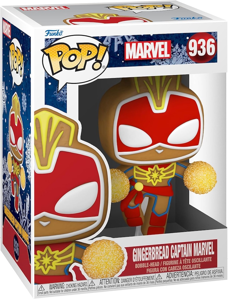 Funko Marvel Marvel Holiday Gingerbread Captain Marvel POP Vinyl
