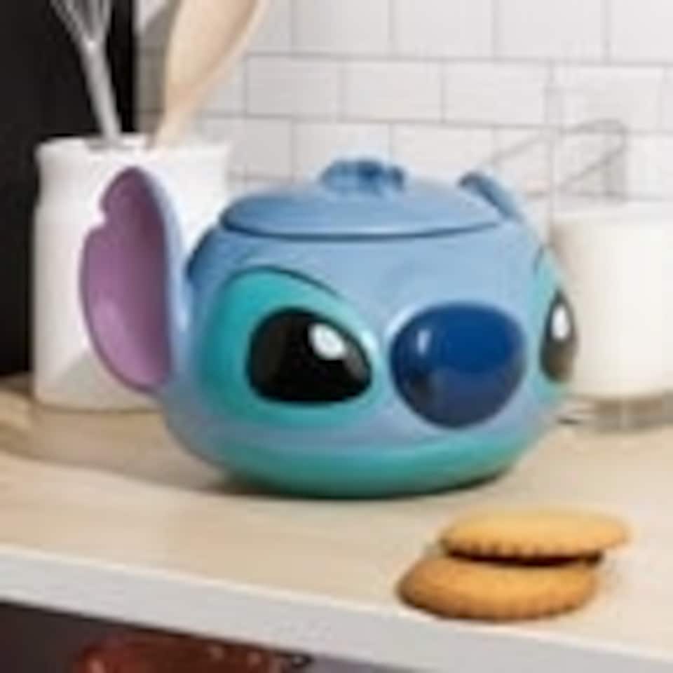 image 1 of Stitch Shaped Cookie Jar