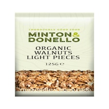 Minton & Donello Organic Light Walnut Halves 6 x 125g