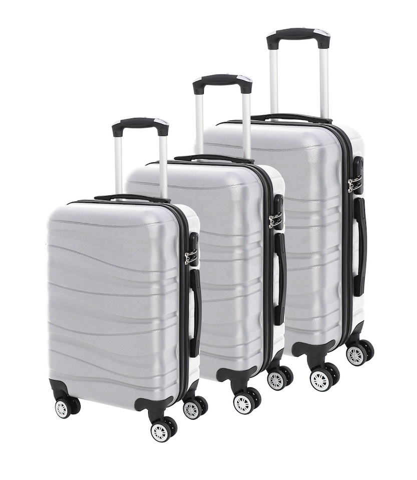 image 1 of Venture 3Pcs ABS Suitcase Set