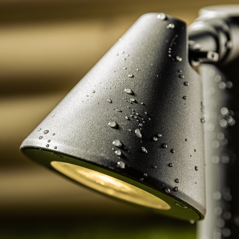 image 1 of CGC MOLLY Anthracite Cone Medium Post Light