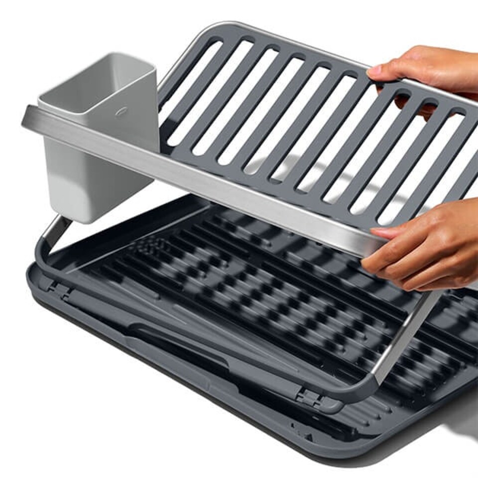 image 1 of OXO Good Grips Folding Dish Rack