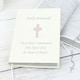 image 3 of Personalised Pink Cross Holy Bible