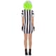 image 3 of Beetlejuice Halloween Costume Dress - Black/White - L L