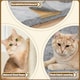 image 5 of Yaheetech 50 cm 2-Level Cat Tree with Condo Light Grey