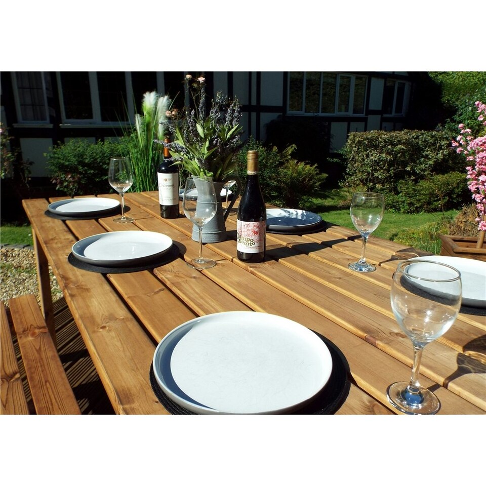 image 1 of Traditional Six Seater Table Set
