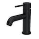 image 1 of Balterley Contemporary Round Mono Basin Mixer Tap & Push Button Waste - Balterley | Black | Matt Black | 1
