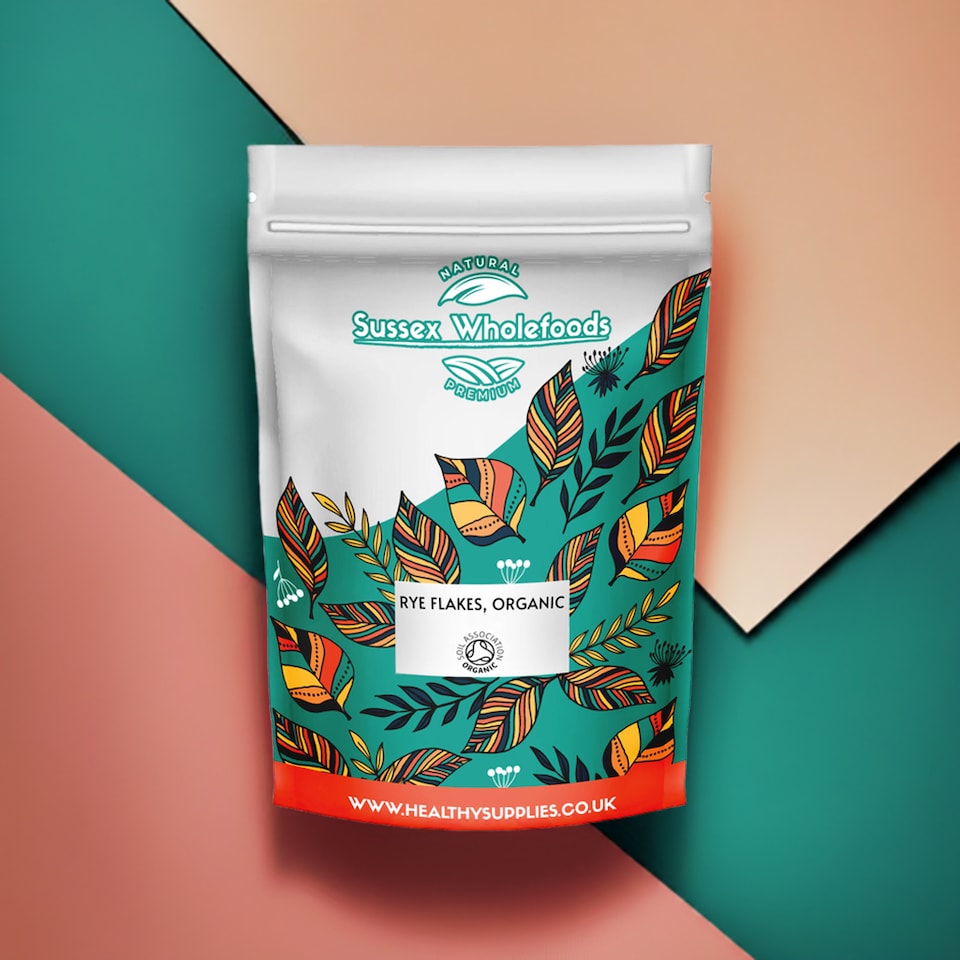 image 1 of Organic Rye Flakes 500g (Sussex Wholefoods) | Multi