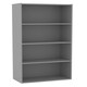 image 10 of Wide 4-Tier Bookcase Grey | Unit Colour: Grey