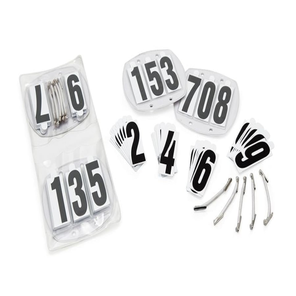 Shires Bridle Number Kit Clear | Size: One Size
Colour: Clear