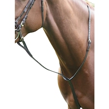 Blenheim Leather Horse Standing Martingale - Havana - Full