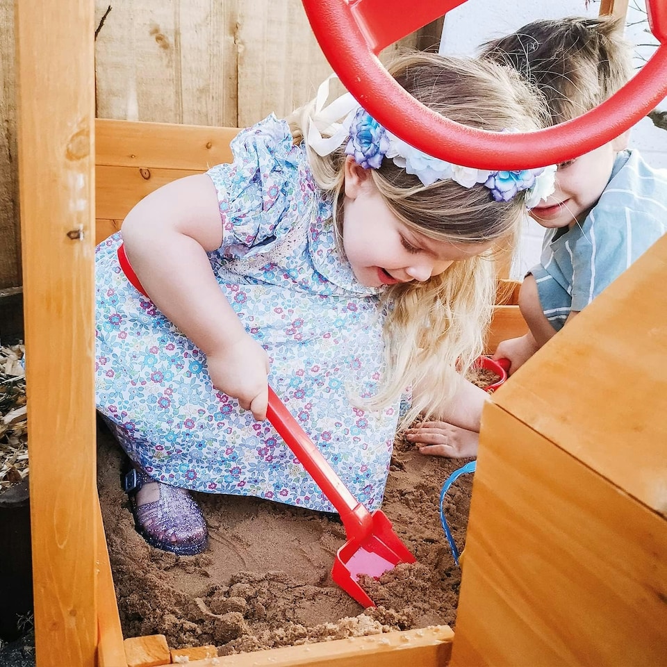 image 1 of Sandpit - Choo Choo Train - Sun Protection & Storage