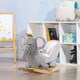 image 8 of HOMCOM Baby Rocking Horse Elephant Rocking Chair Rocker Toy, for 18-36 Months