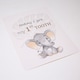 image 3 of Cute Unisex Little ones Elephant Grey Quirky and Fun Set of 24 Milestone Cards