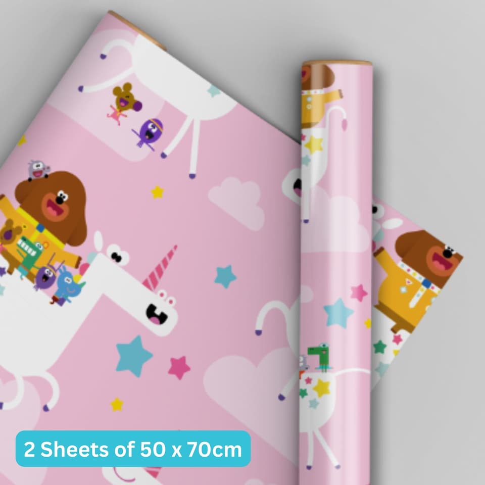 image 1 of Hey Duggee 2 Sheets & 2 Tags Gift Wrap