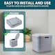 image 5 of 24L PORTABLE FOLDING CAMPING TOILET COMPACT POTTY LOO CARAVAN PICNIC FISHING