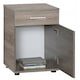 image 2 of Adore Modern Bedside Cabinet - Latte Oak