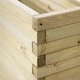 image 4 of Primrose Rectangle Pine Wood Raised Trough Outdoor Patio Planter 1.8m