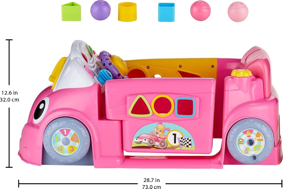 image 1 of Fisher Price Laugh And Learn Crawl Around Car