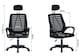 image 7 of MOF Mesh Ergonomic Office Chair Adjustable Headrest DC156 | Black