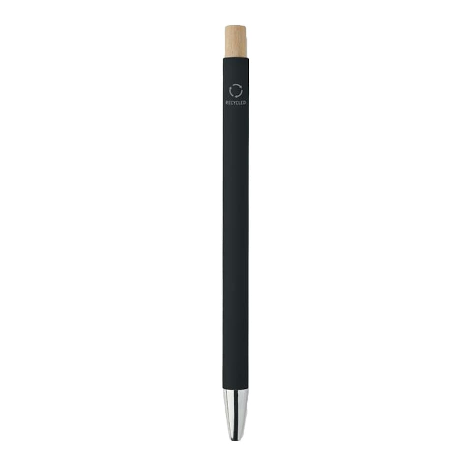 image 1 of MidOcean Bergamo Recycled Aluminium Ballpoint Pen - Black - One Size