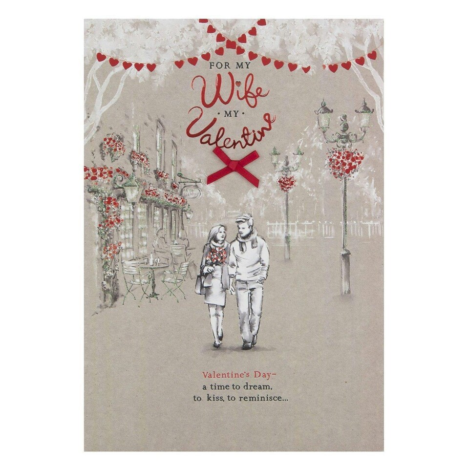 image 1 of Hallmark Valentine's Day Card For Wife 'A Time To Dream' - Medium