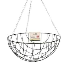 Marco Paul Black Metal Hanging Basket 16" Black