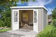image 3 of Atlanta-Log Cabin, Wooden Garden Room, Timber Summerhouse, Home Office - L312 x W258.7 x H210.9 cm | Brown
