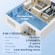 image 3 of HOMCOM 12,000 BTU Portable Air Conditioner with 35m², Quiet Mode, Dehumidifier