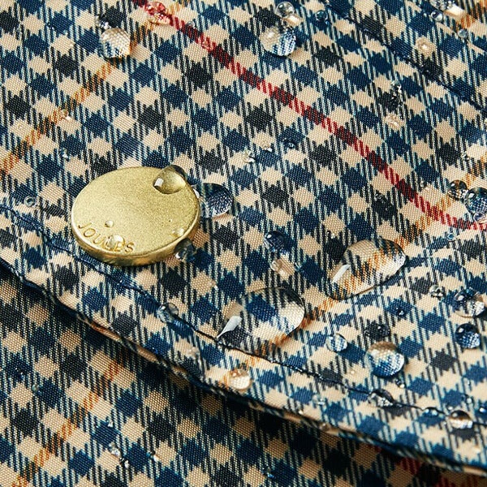 image 1 of Joules Henson Check Medium Packaway Dog Jacket