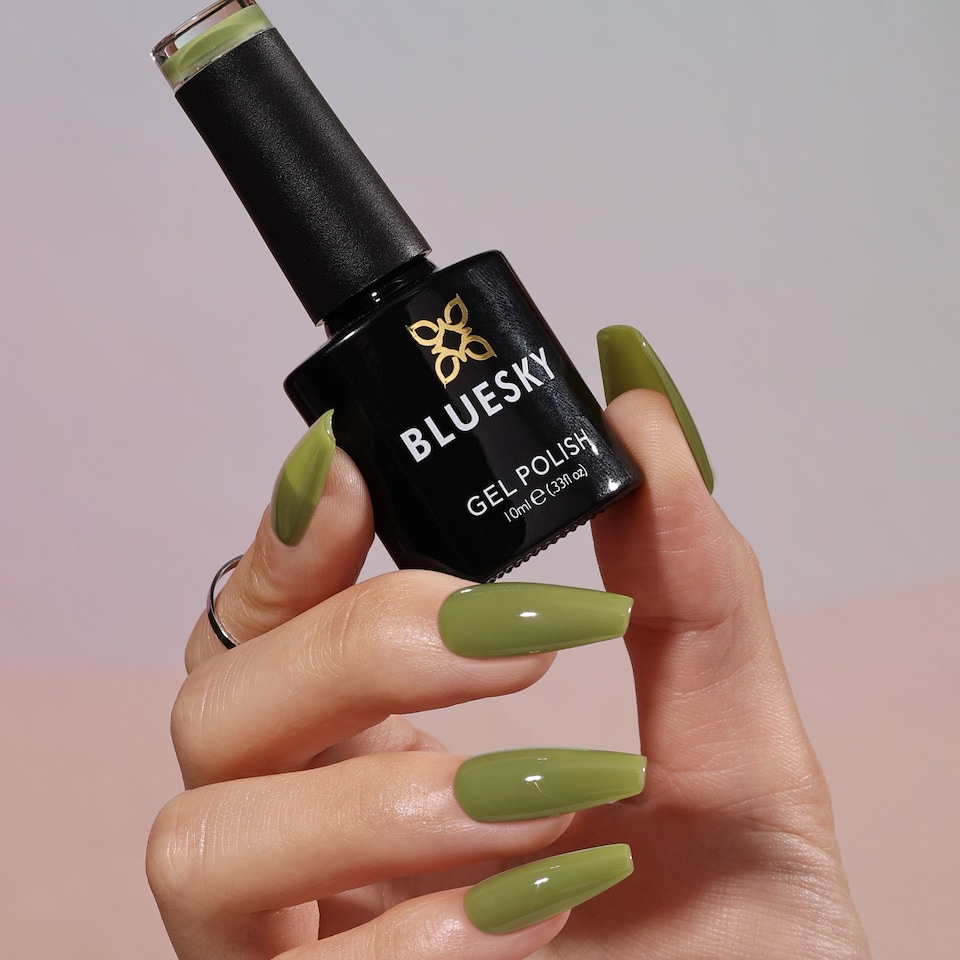 image 1 of Bluesky Green Gel Polish - Kelp Forest 10ml | Green | Kelp Forest | 10[en_GB] milliliter
