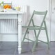 image 4 of Harbour Housewares Beech Wood Folding Chairs - Sage Green - Pack of 2 | Green | Sage Green