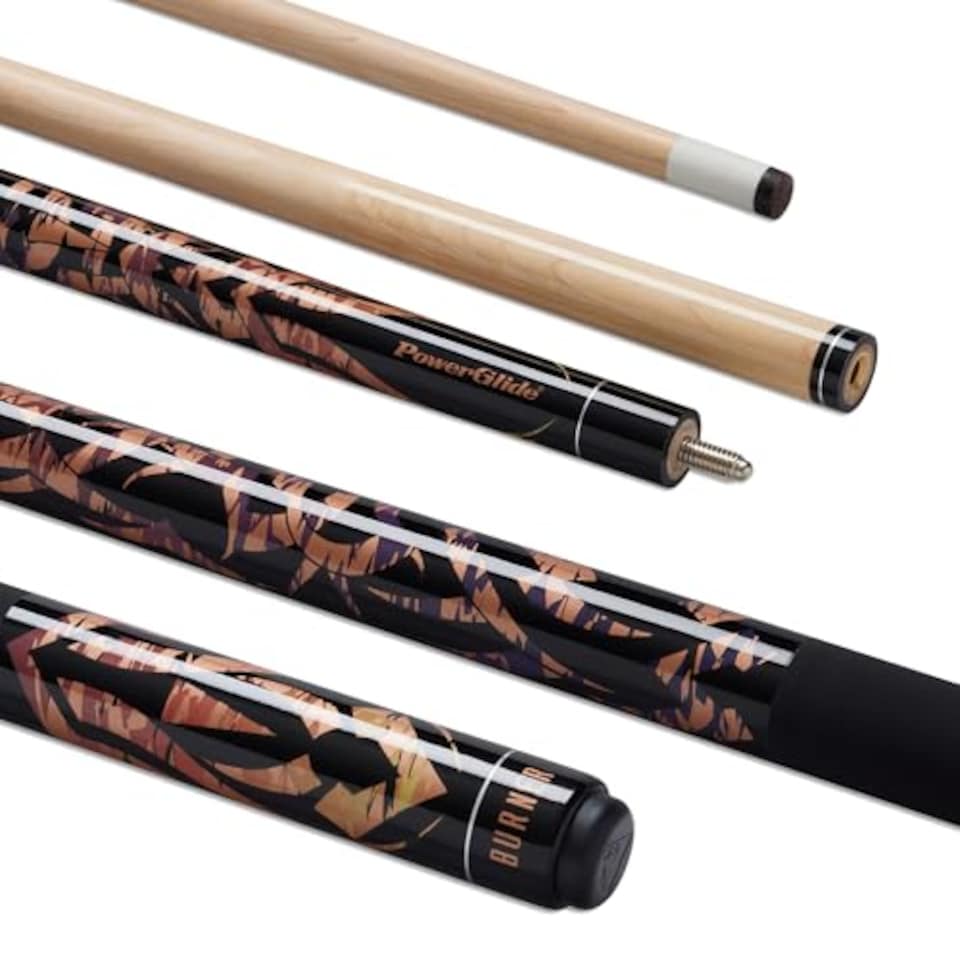 image 1 of Powerglide Burner Pool Cue 13mm Maple Shaft Matt Grip