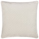 image 2 of Paoletti Neptune Velvet Cushion | White | Ivory | 50 x 50cm | 1