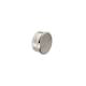 image 2 of 35mm Fixed Length Metal Curtain Pole Set Satin Silver End Cap Finial 105cm