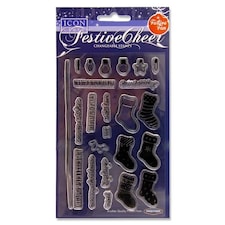 Festive Cheer Changeable Stamps by Icon Craft