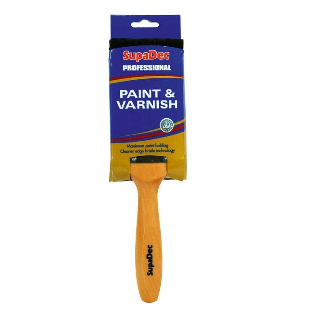 SupaDec Professional Paint & Varnish Brush - Brown - One Size (UTST3071)