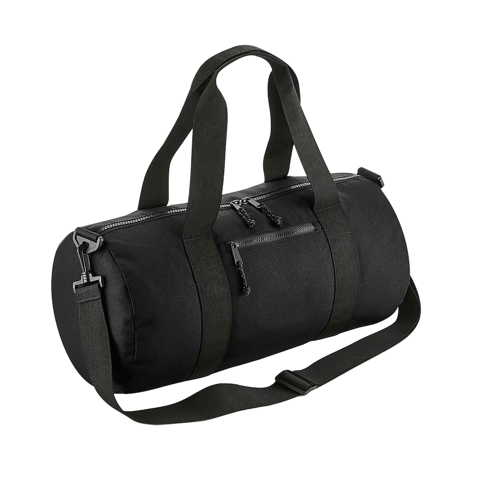 Bagbase Recycled Duffle Bag - Black - One Size