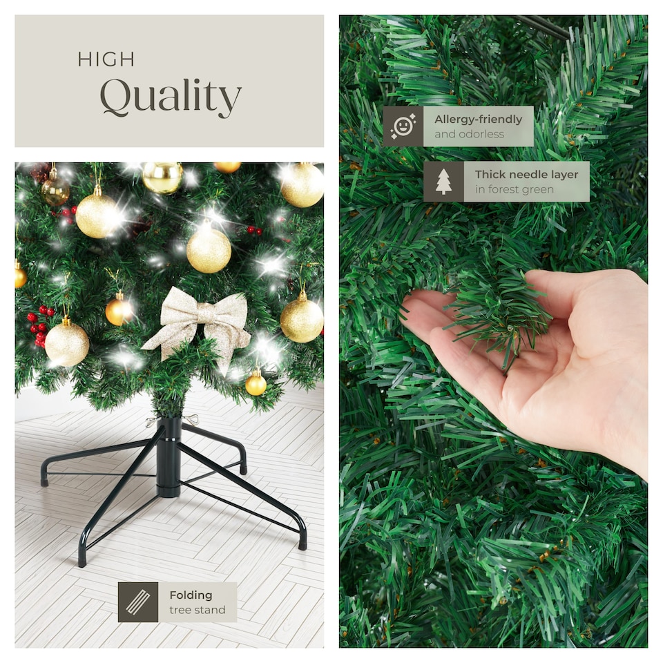 image 1 of Christmas Tree Comet - artificial Christmas tree in green with lifelike look | Green | green | 1