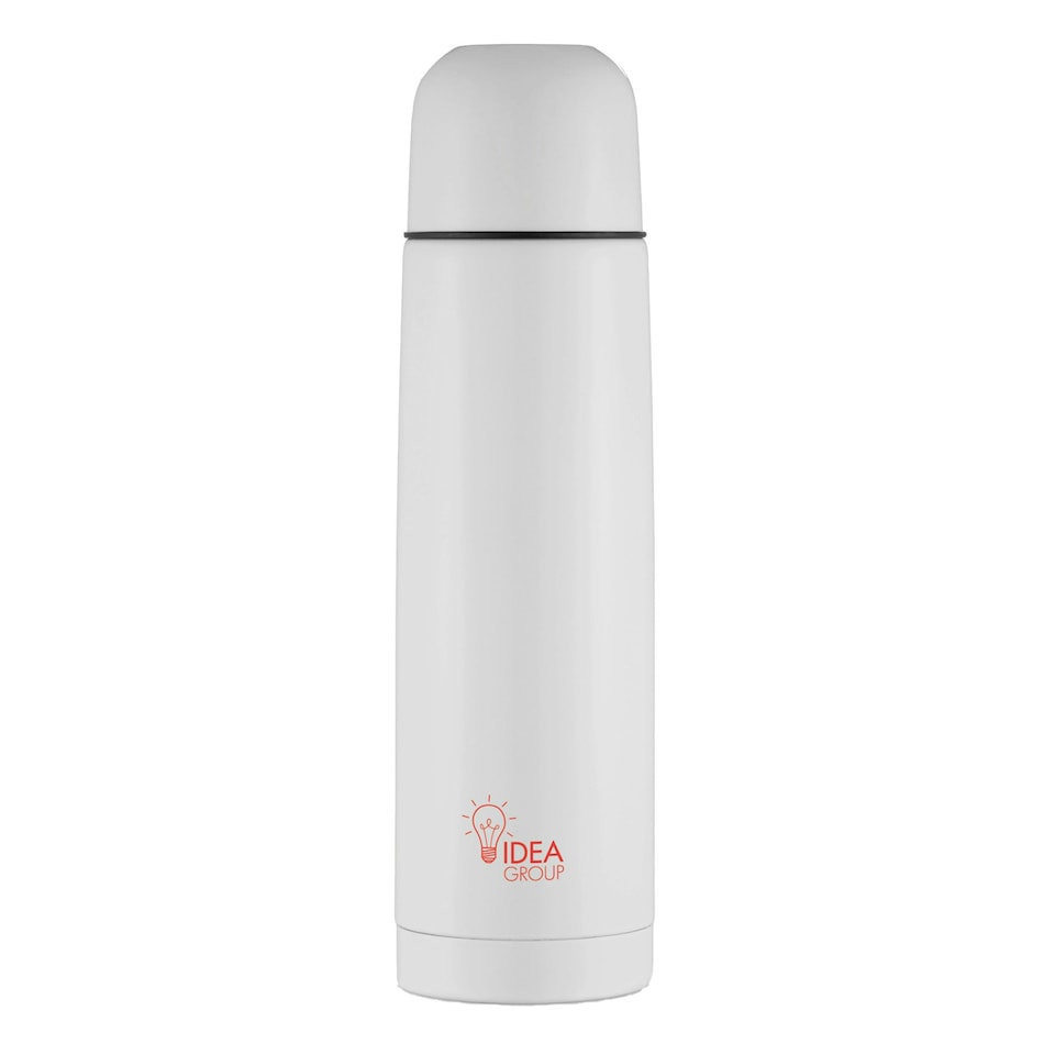 XD Collection Stainless Steel Flask - White - One Size
