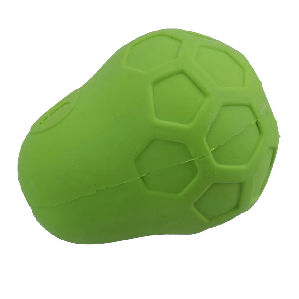 image 1 of Small Rubber Green Tumble Tease Dog Interactive Play Treat Fillable Toy Gift