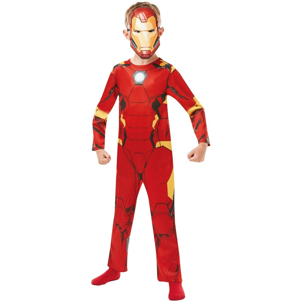 image 1 of Iron Man Childrens/Kids Costume - Red - 7-8 Years 7