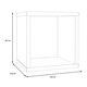 image 5 of Mauro Singular Storage Unit in Matt Black