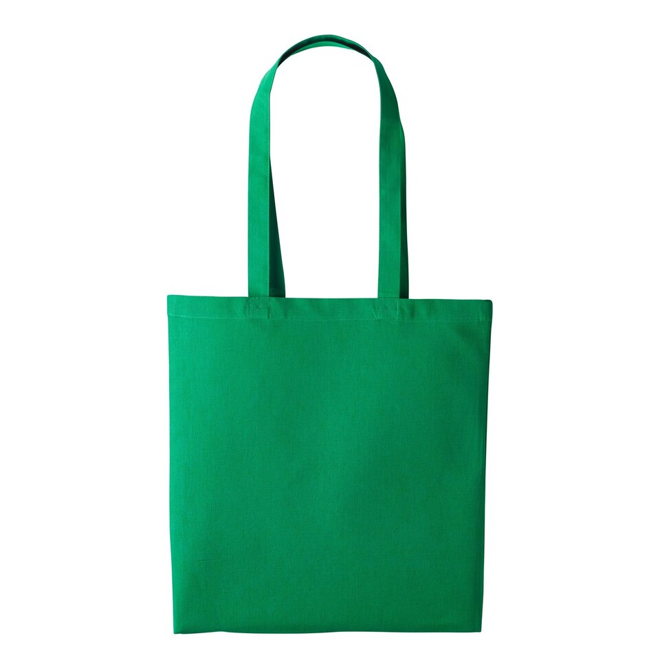 Nutshell Plain Strong Shoulder Shopper Bag - Kelly Green - One Size