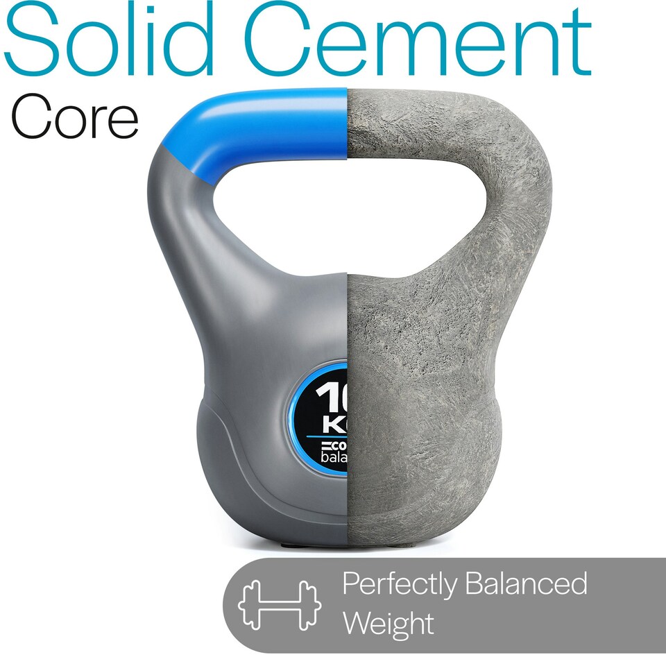 image 1 of Vinyl Kettlebell (10kg)