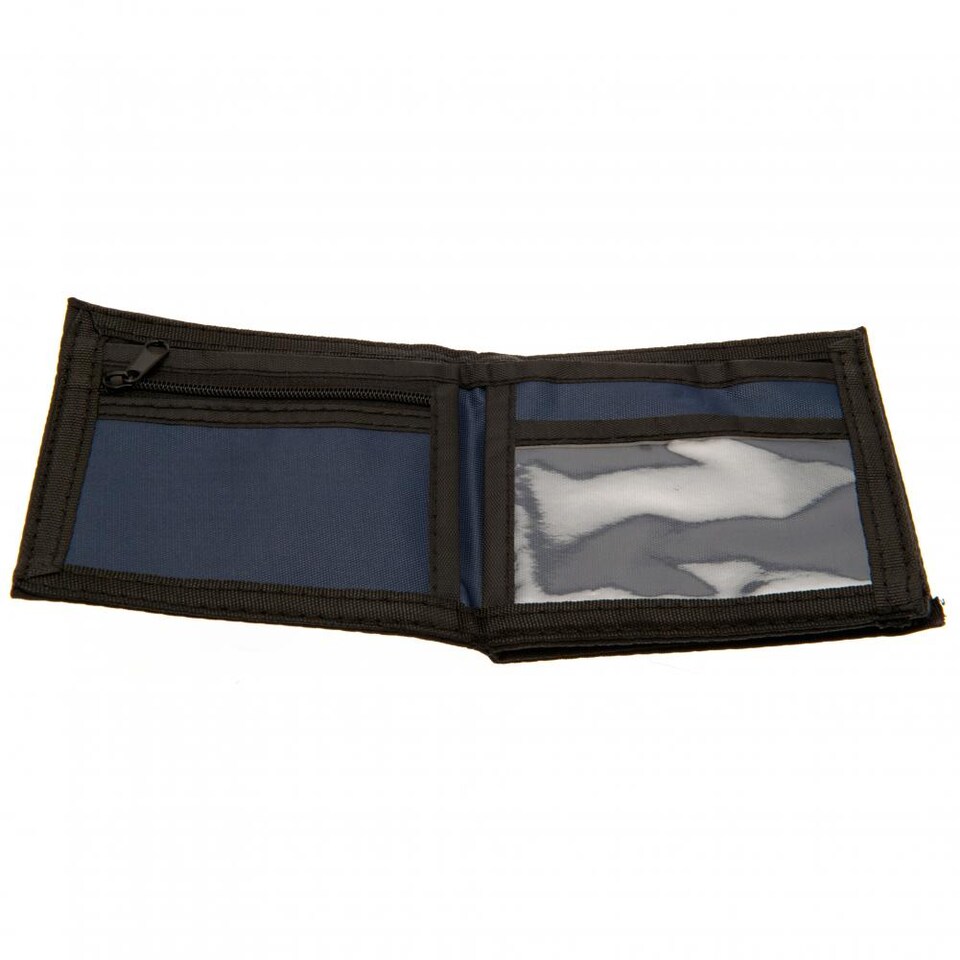 image 1 of Tottenham Hotspur FC Touch Fastening Canvas Wallet | Black | Navy/Black/White | 1