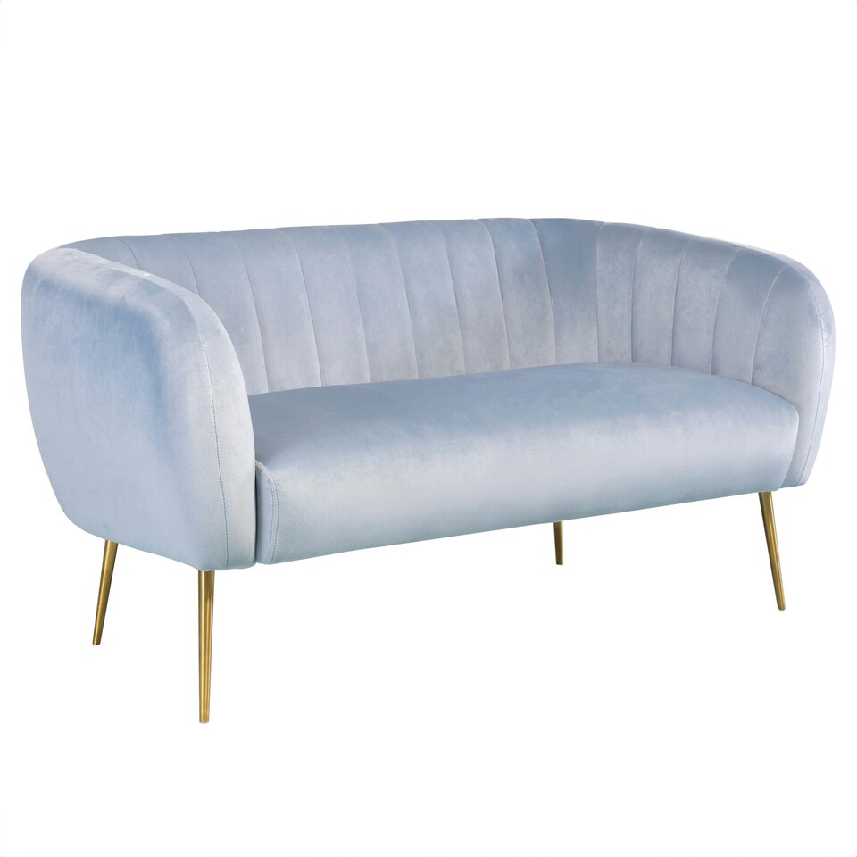 image 1 of Matilda 2 Seat Sofa Light Blue