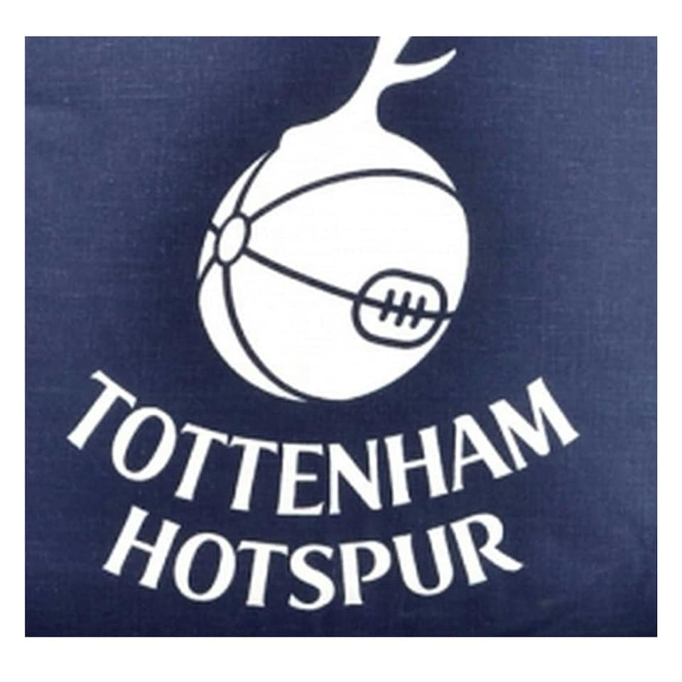 image 1 of Tottenham Hotspur FC Official Football Crest Cushion - Navy/White - One Size